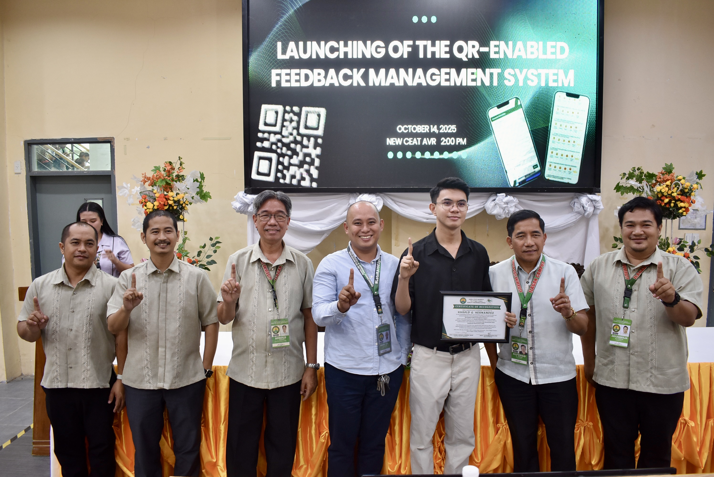 ISU-I launches QR-Enabled Feedback Management System; QR codes for innovative, sustainable services